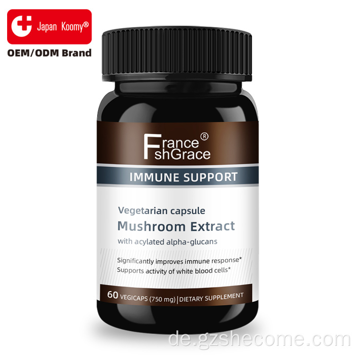 Pilzpflanzenextrakt Supplement unterstützen Immungesundheit